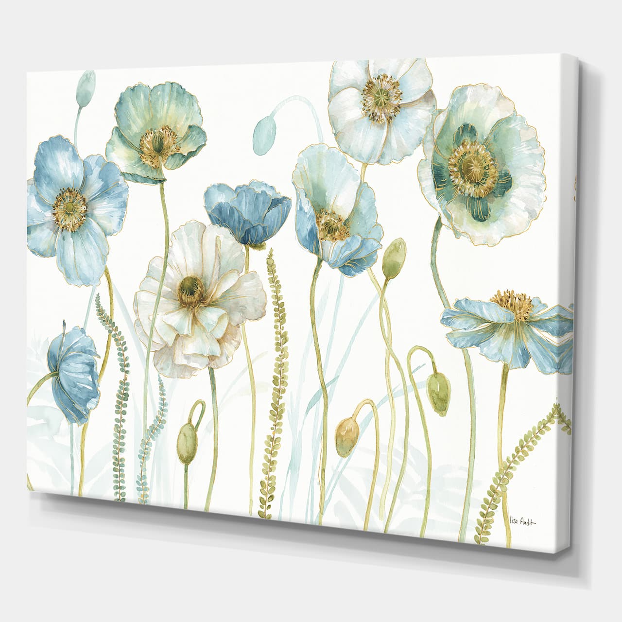 Designart - My Greenhouse Cottage Flowers IV - Traditional Gallery-wrapped Canvas